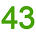 Forty Three Marks logo